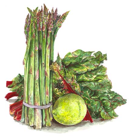 3Lemon, Asparagus, Rhubarb