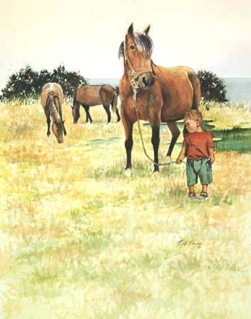 BoywithHorses